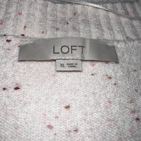 •SOLD•Loft Oversized Speckled Sweater - Picture 2 of 5